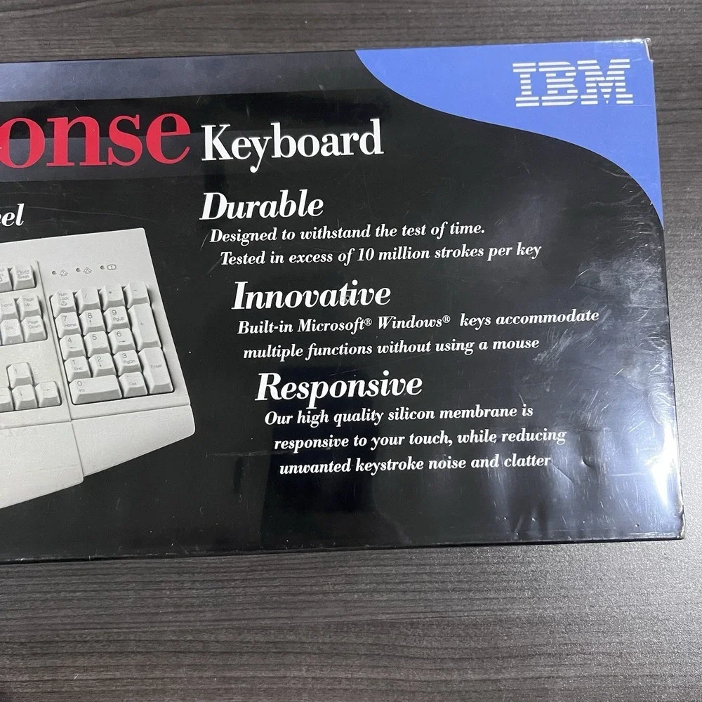 IBM Rapid Access Pro Keyboard Factory Sealed NOS Vintage PS/2 USB Adapter NEW